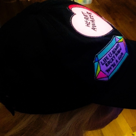 Humor Spiritual Woke Patch Pop Culture Adjust hat black adult one size - Picture 3 of 6